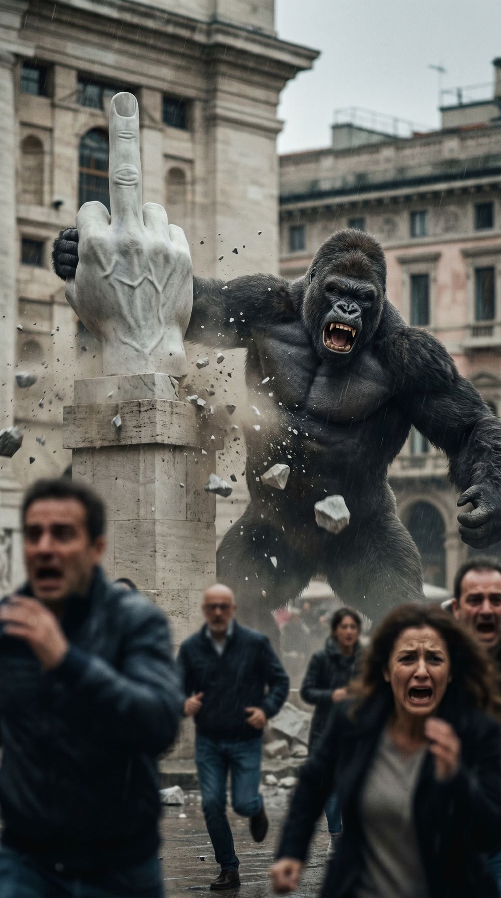 Gorilla in Piazza Affari, proposta visiva 3